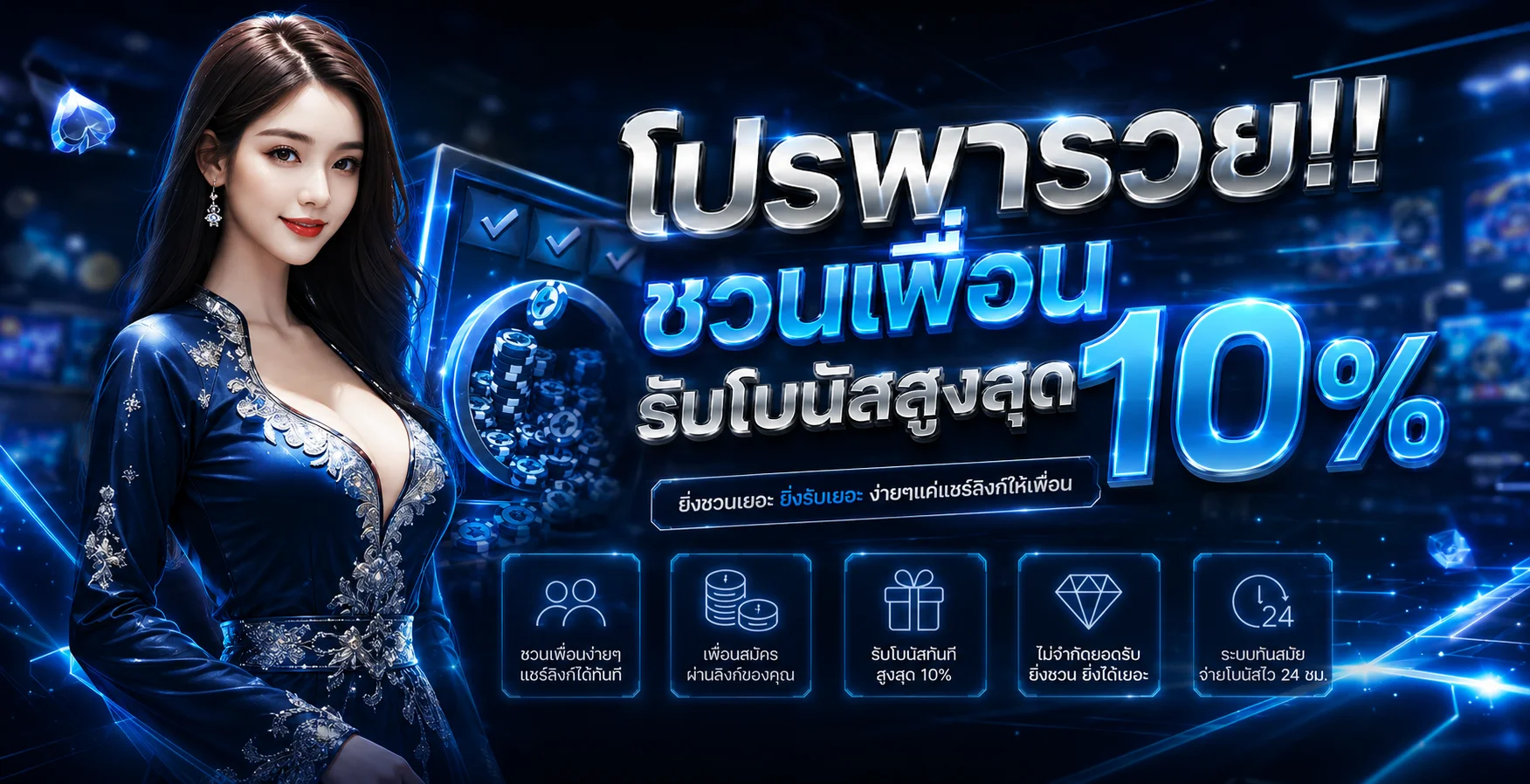 แบนเนอร์โปรโมชั่น BCITY89 สมัครรับโบนัสสมาชิกใหม่